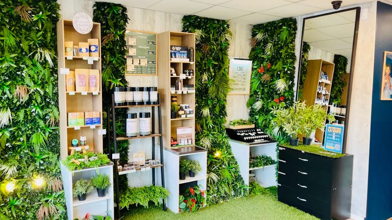 Corner CBD de la boutique HappeSmoke Aix-en-Provence - Jas de Bouffan - Les Fruitiers